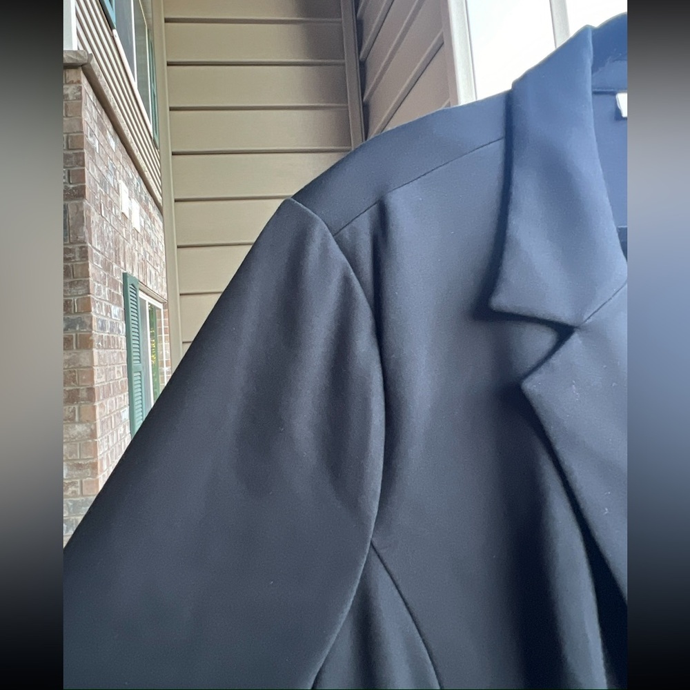🆕🖤ON 34th Plus Size Black Ponte Blazer Jacket Women’s 4X Classic Workwear Office - Picture 9 of 17